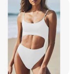 Meyeeka white swimsuit